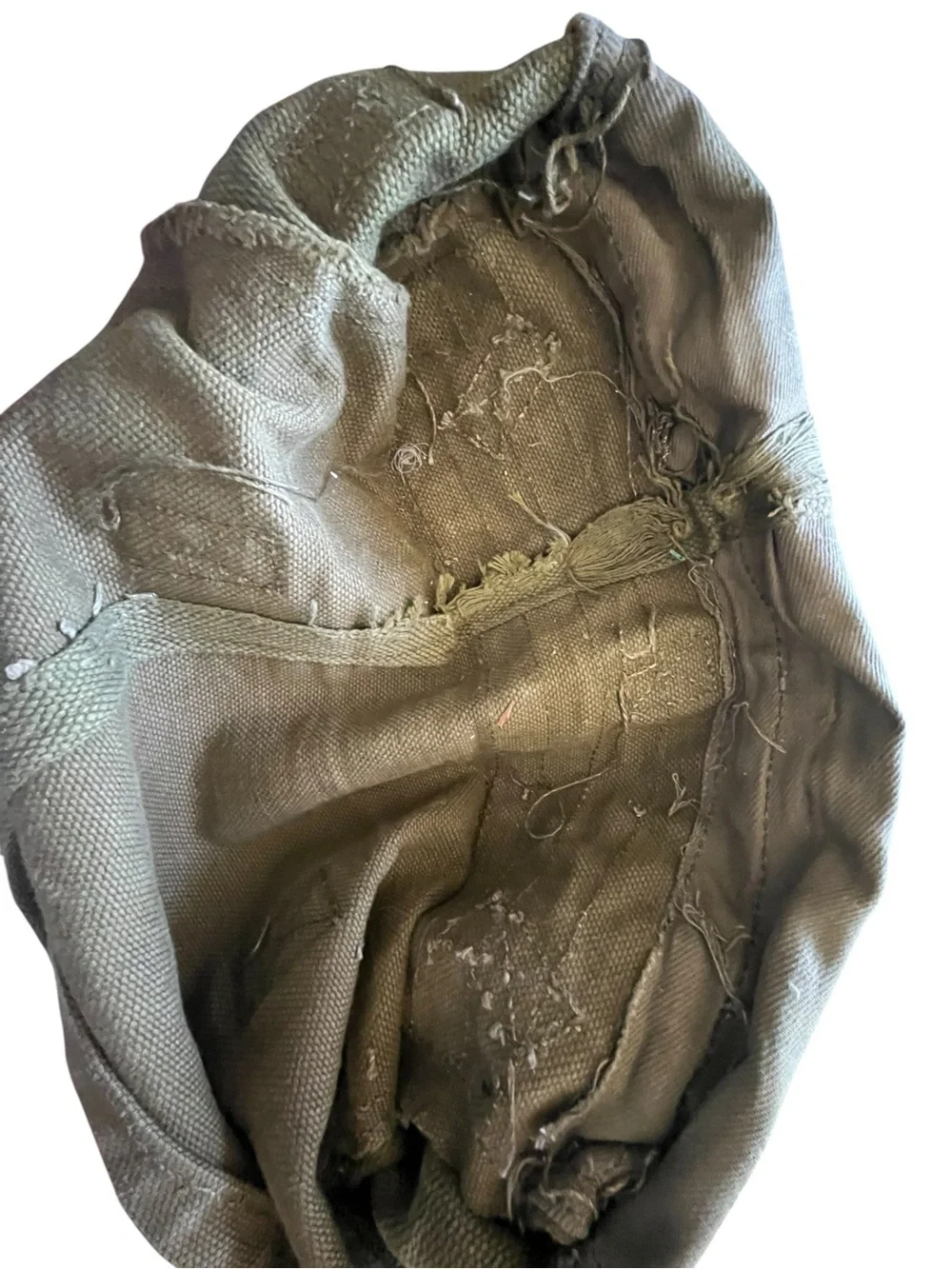 Vintage 50s Military Haversack Bag Knapsack